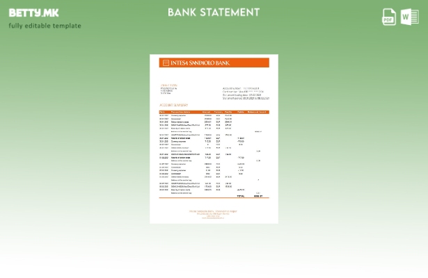 модерен стил Словенија Intesa Sanpaolo Bank, Poslovalnica Koper шаблон за ексел 